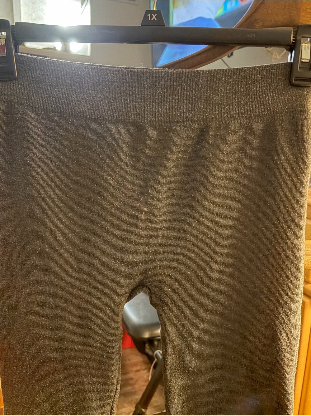 Leggings one black one charcoal gray L / XL